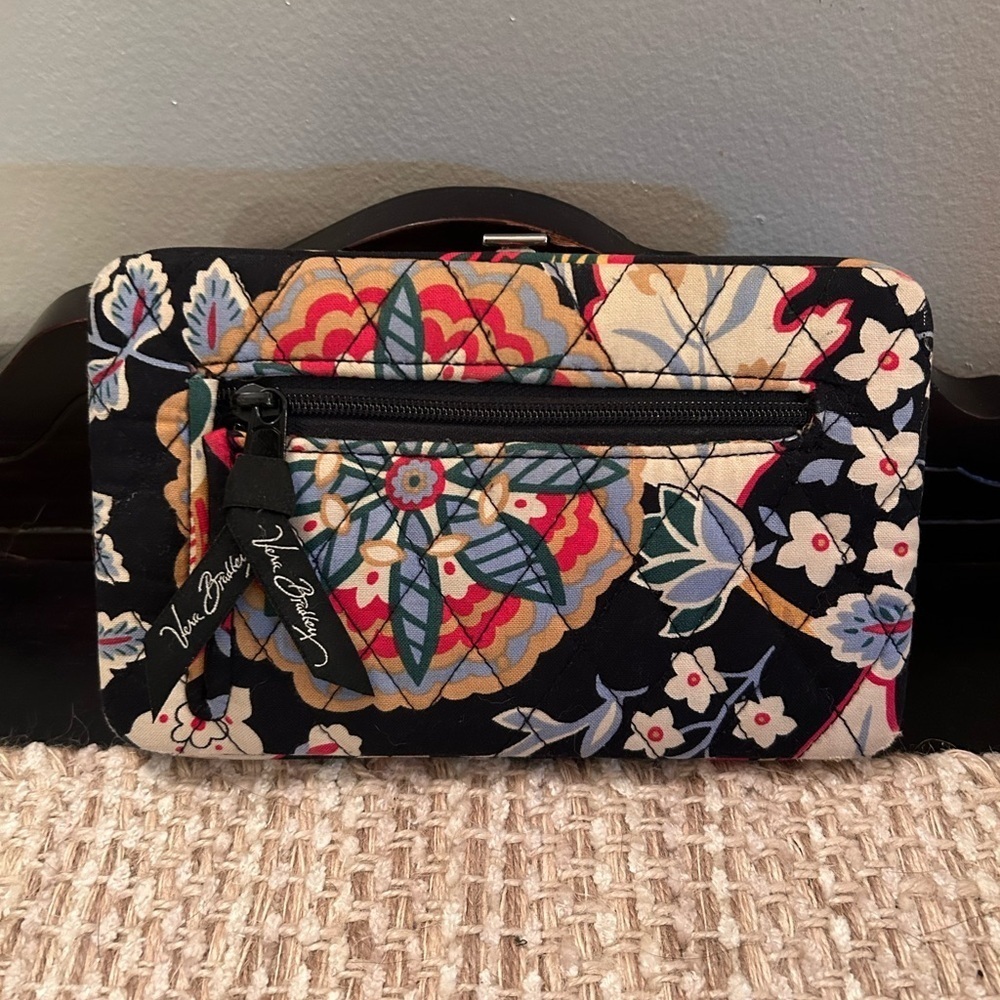 Vera Bradley Opera Verasilles Clutch Wallet Snap Closure Retired